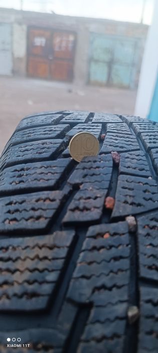 Продам комплект зимней резины r 14 Кордиант 4 балона