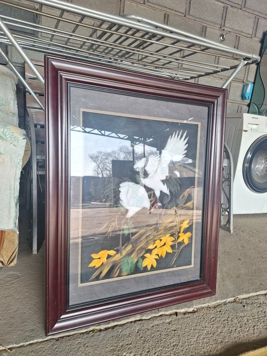 Картина аист 3д .