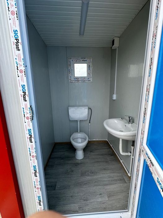 Containere modulare de locuit, birou sau depozitare, cabina paza, WC