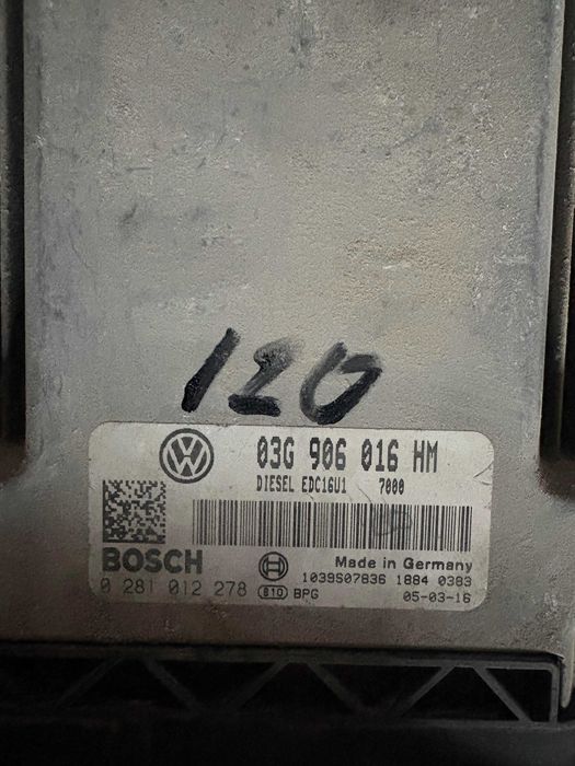 Компютър еку Сеат Алтеа 2.0тди 16в БКД ecu електронен блок двигател