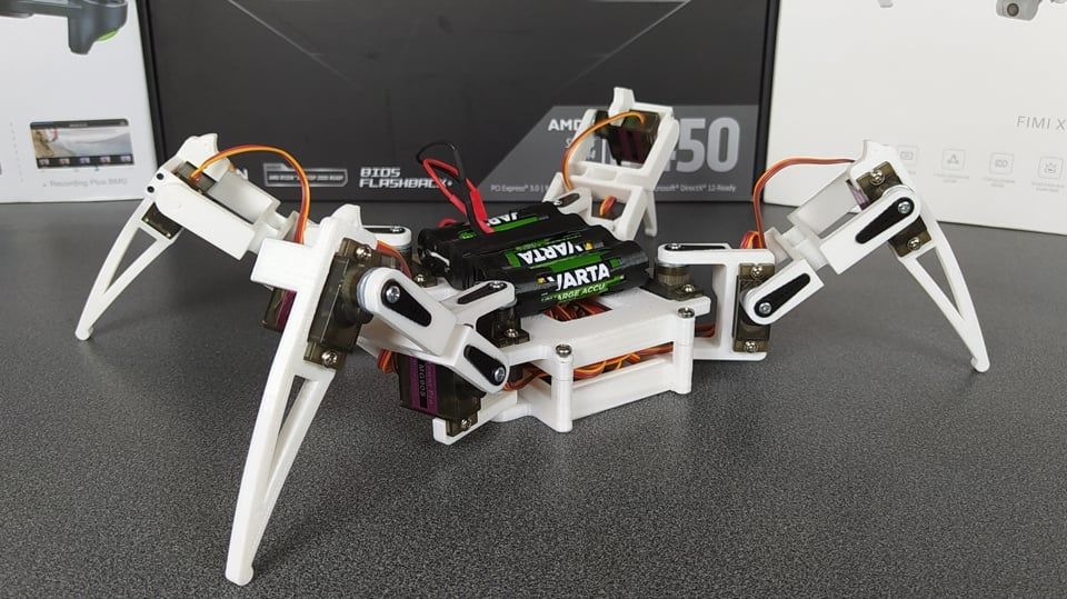 Паук робот для ардуино