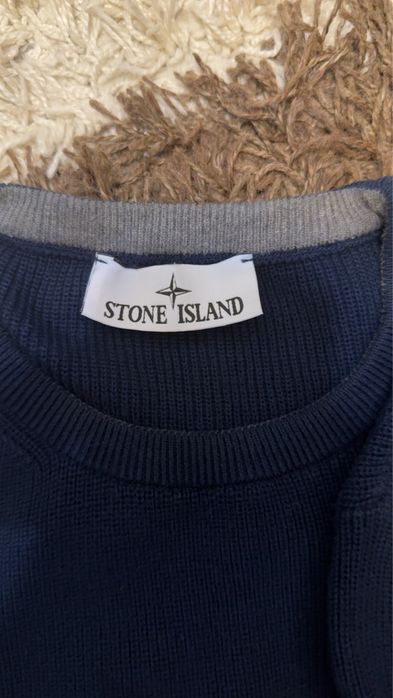 Stone island пуловер тъмносин