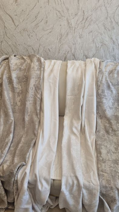 Шторы комбинированные "Мрамор"