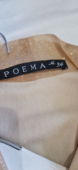 Rochie Poema Auriu XS/34