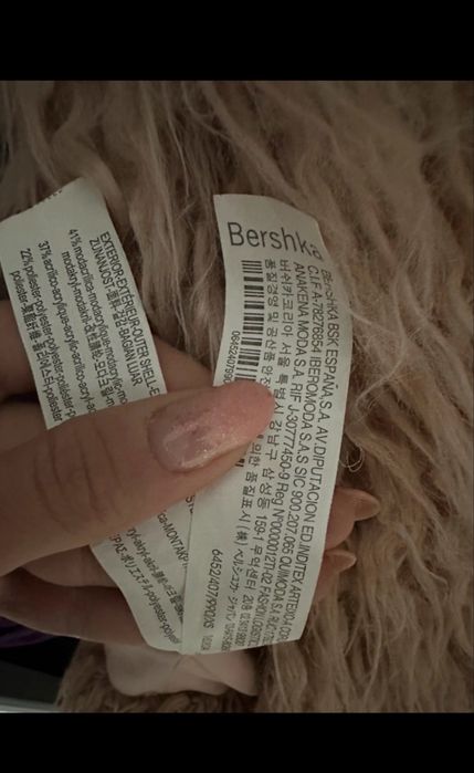 Faux fur Bershka M