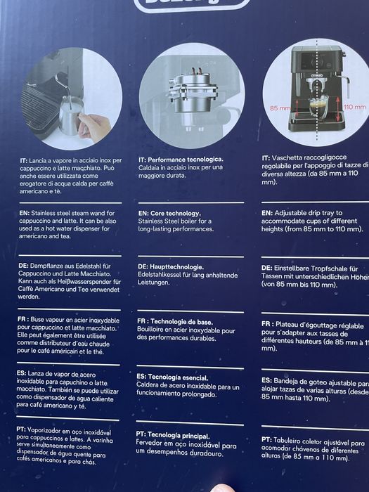 Еспресо машина Делонги кафе машина Delonghi