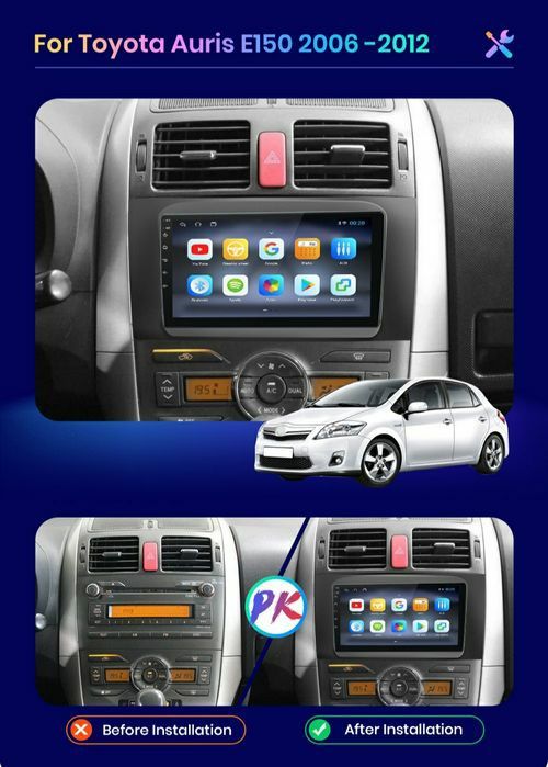 Navigatie Android dedicata Toyota Auris E150 (2006-2012)