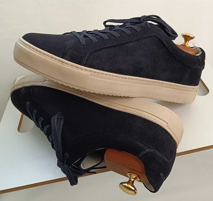 Pantofi sport casual 42 premium Strellson NOI piele naturala moale