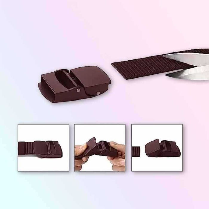 Тактически военен survival колан за панталон с пластмасова катарама