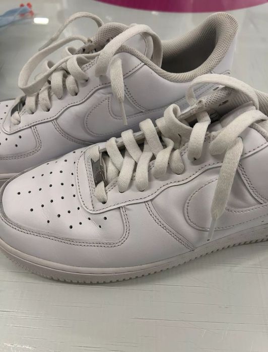 Nike Air Force 1 бели кецове 45 кецове маратонки кожа addidas адидас