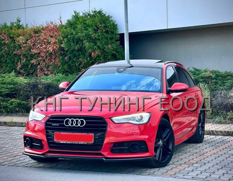 Преден лип спойлер за ауди а6 ц7 / audi a6 c7 lip spoiler