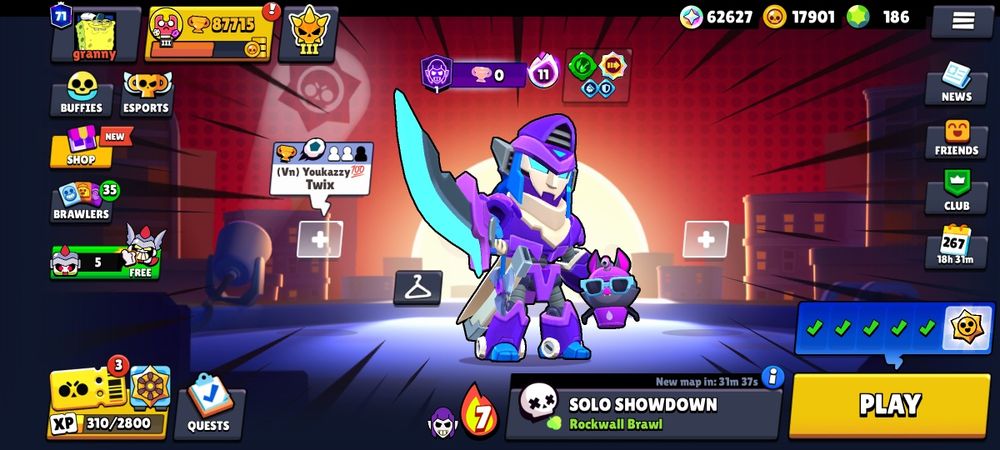 Аккаунт из Brawl Stars