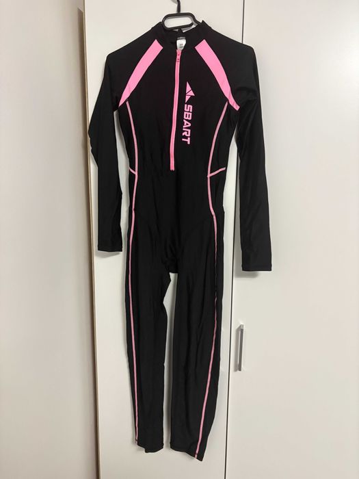 Costum baie întreg damă SBART UPF50+, neopren subțire, XL/EU M