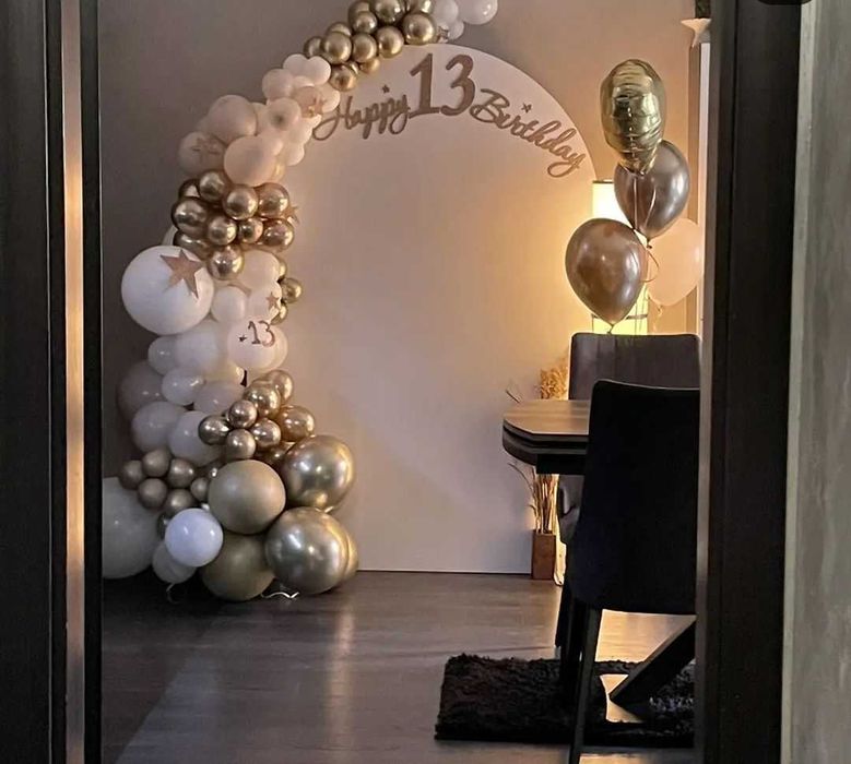 Украса за юбилей,рожден ден,кръщене,бал