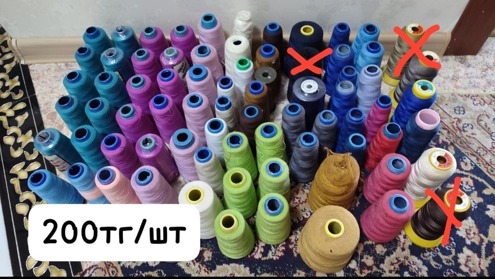 Нитки на швейную машину