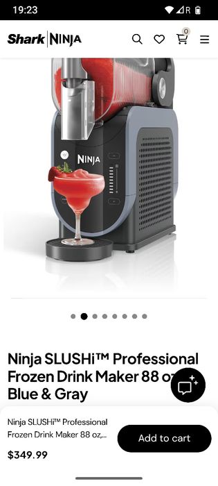 Aparat pt preparare slushi/ băuturi răcoritoare.