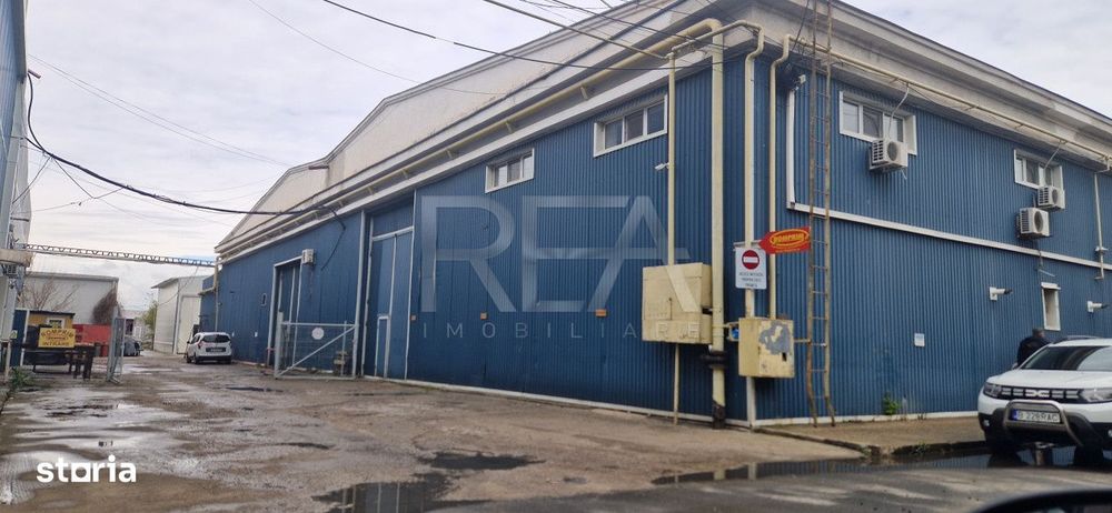 Hala Depozitare/Productie +Birou | Poduri Rulant | 1000 m.p. | Otopeni