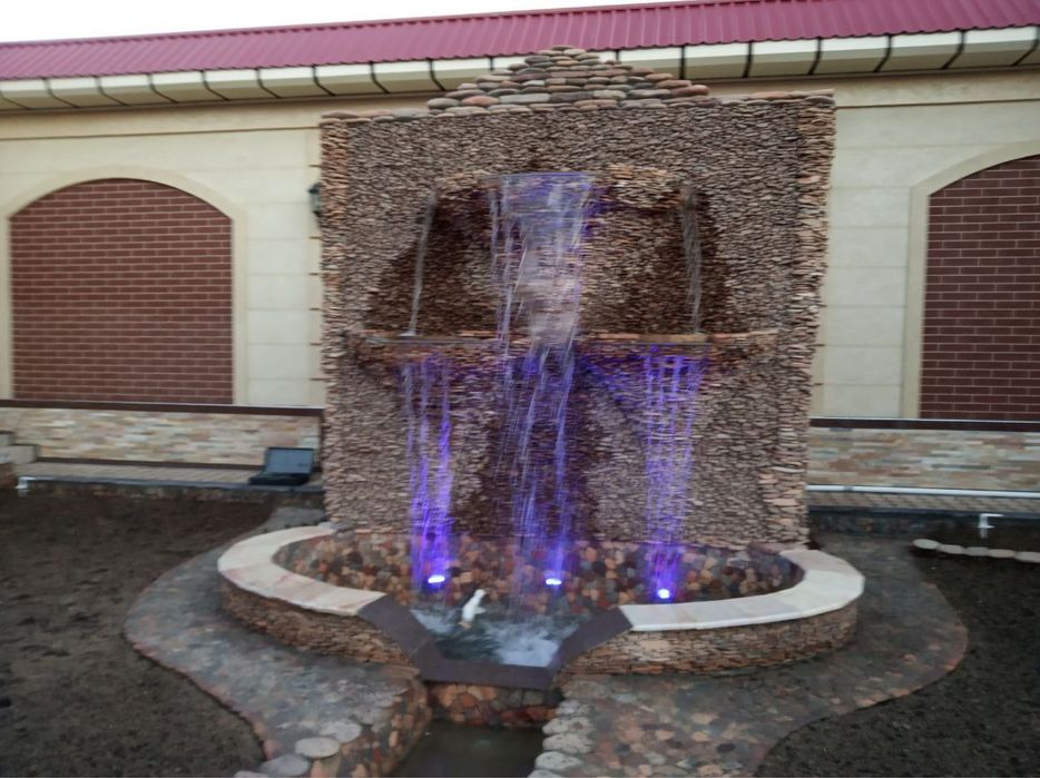 Шаршара Фантан Вадапад Фонтан ва Водопад Хай Тек сиз ХОХЛАГАН ДИЗАЙНДА