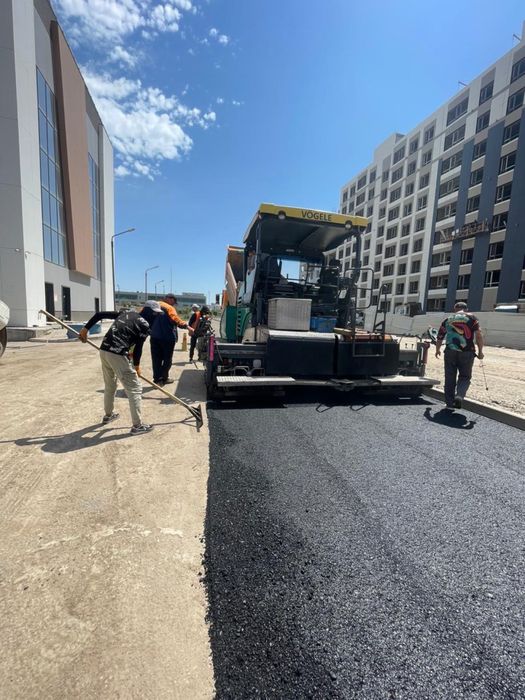 Укладка асфальта Асфальтирование