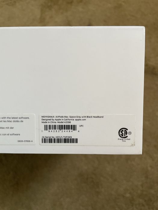 Беспроводные наушники с микрофоном Apple AirPods Max «Серый космос»