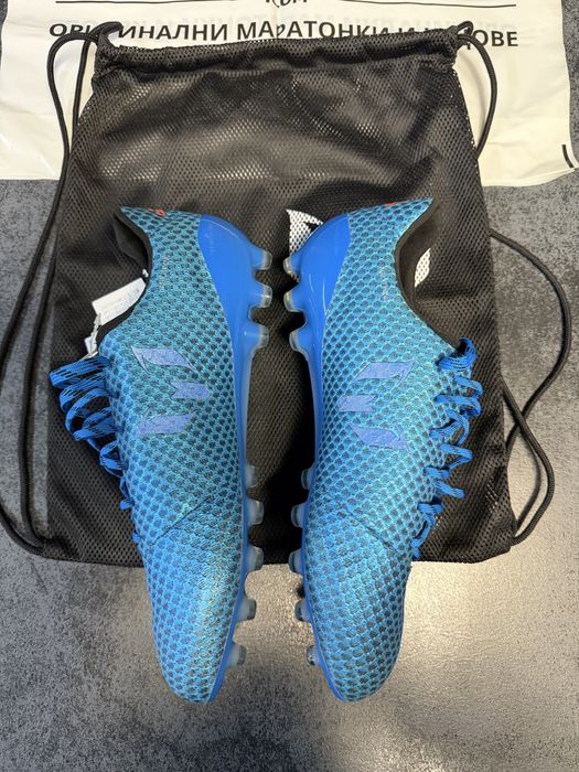 НОВИ Бутонки Adidas Messi 16.3 FG – Сини – Пълен комплект