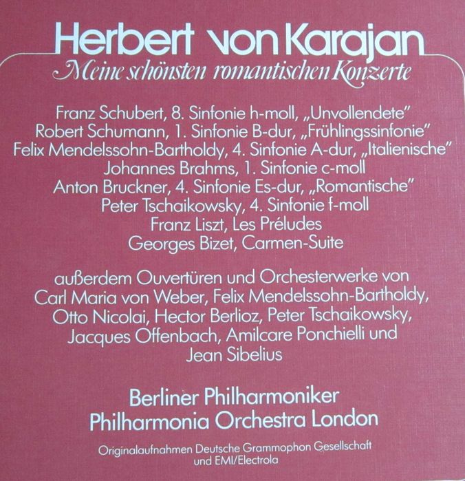 rar Meine Schonsten Romantischen Konzerte Karajan 7 impecabile