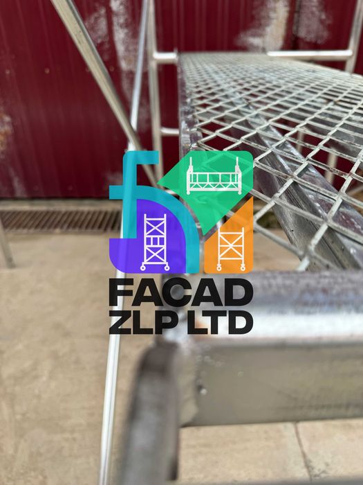 Леса строительные заводские, из оцинкованной стали, легкие, настил