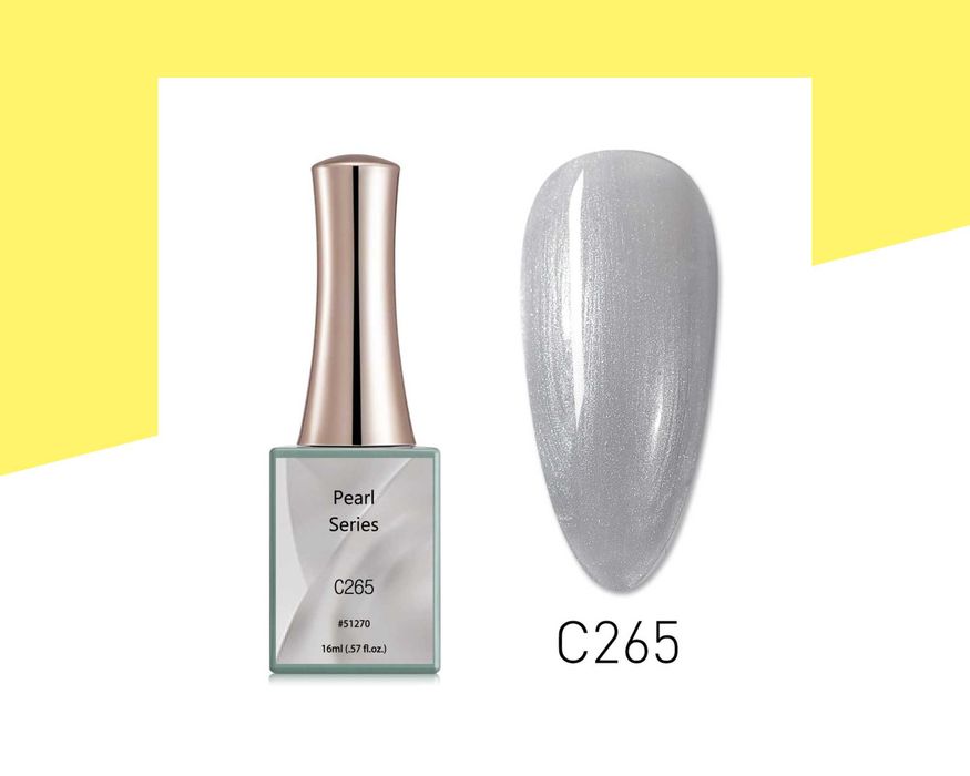 Професионален перлен UV/LED гел лак серия "Pearl" CANNI - 16 мл.