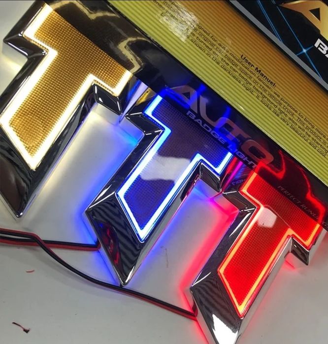 Эмблема Chevrolet LED Damas Matiz ёнадиган 17.5см