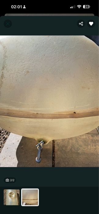 Butoi fibra de sticla 300 litri