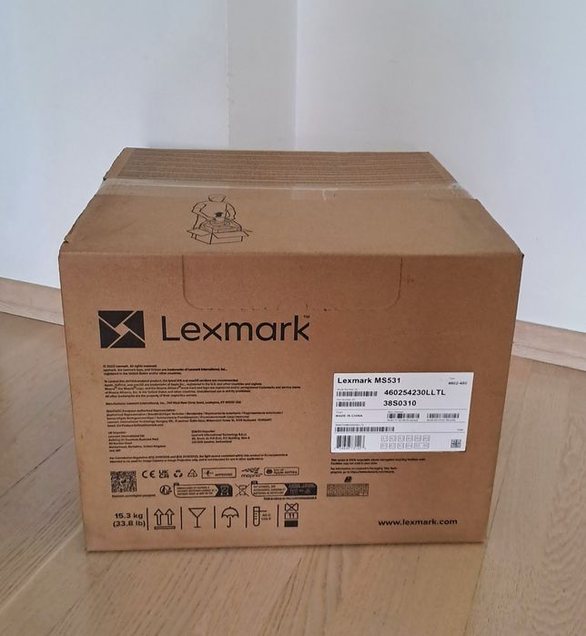 Imprimantă laser monocrom Lexmark MS631dw, A4, duplex, Wi-Fi. Sigilată