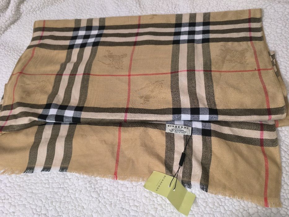 Оригинален шал Burberry кашмир