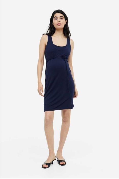 Рокля за бременни/кърмене H&M и блуза за бременни H&M