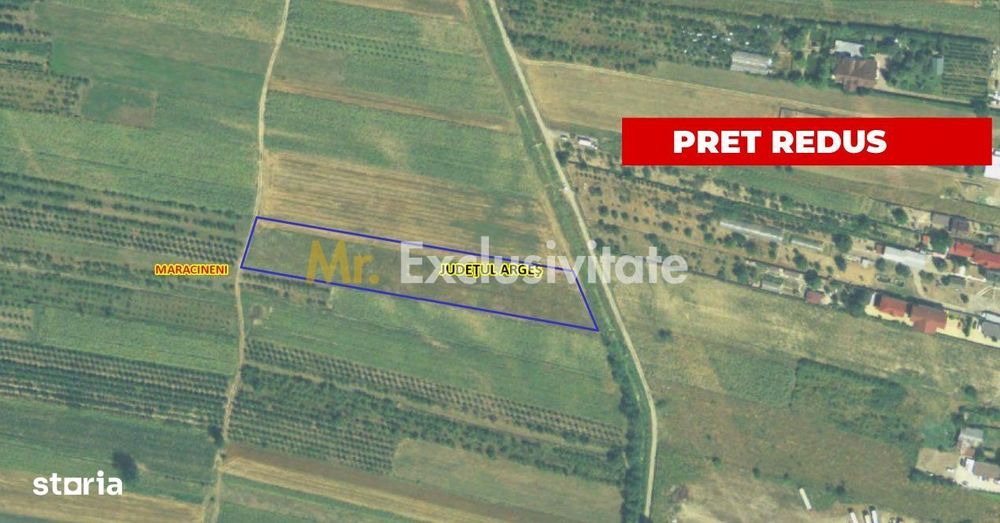 Oportunitate de investitie! Teren intravilan Maracineni 7545 mp