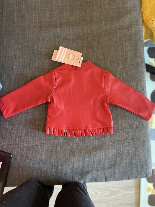 Детско кожено яке 80 см