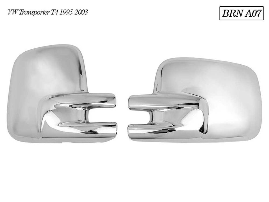 Хромирани капаци за огледала бусове на Mercedes, VW, Renault и Ford