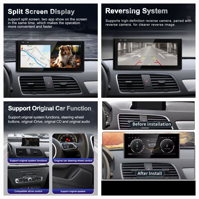 Navigatie Android Audi Q3 13-18 12.3 inch