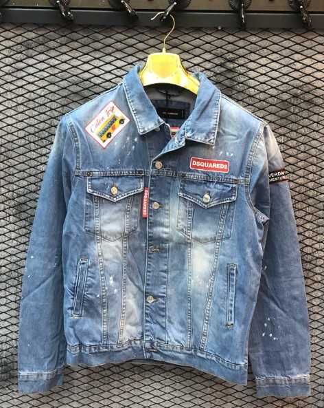 #REDUCERE 100 LEI# Geaca de blugi/jacheta denim barbati Dsquared2 Trip