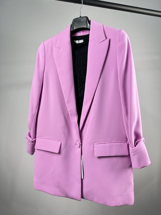 MANGO дамско розово сако тип блейзър