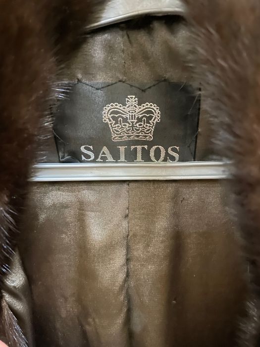 Шуба норковая стильная