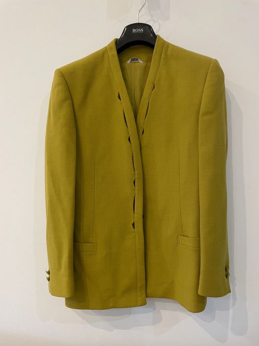 Sacou verde dama Gianni VERSACE 100% lână marime IT 44