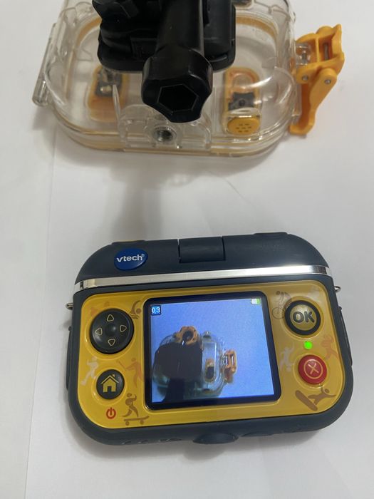 Camera foto copii , Kidizoom Vtech, 180 °, Li-ion polimer, Galben