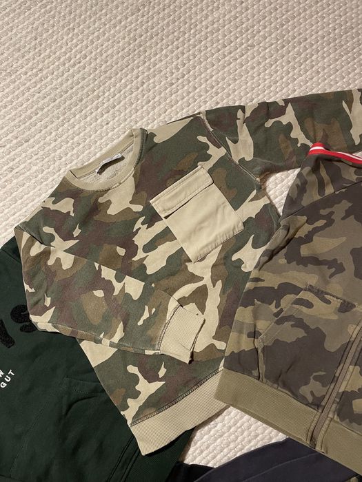 Детски камуфлажни суитчери Zara, Boboli, Next 122см