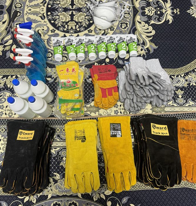 Перчатки новый сварочные қолғап астана