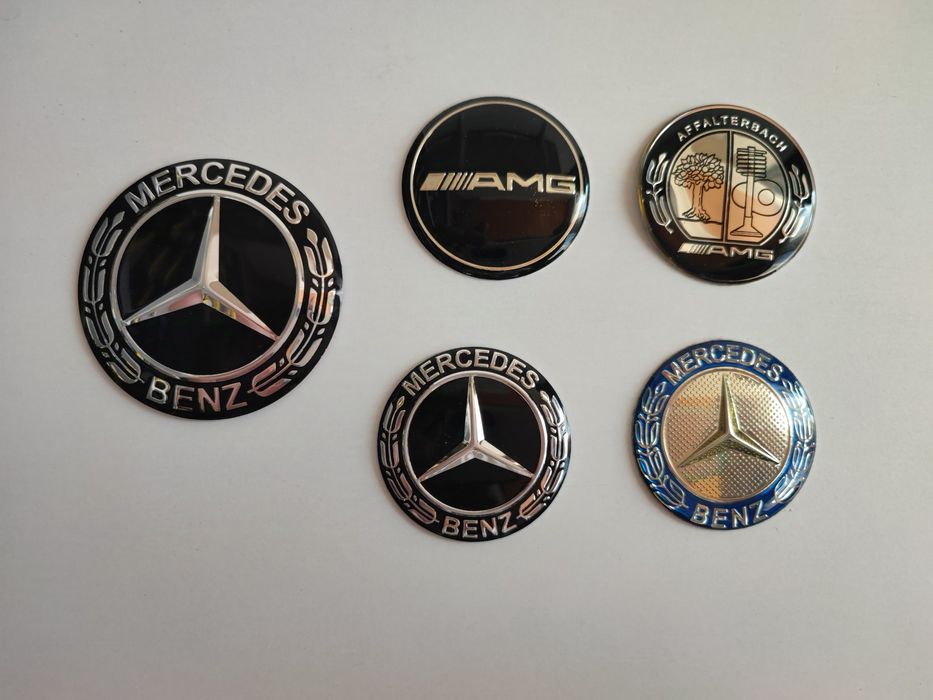 Емблема волан Мерцедес 38мм 52мм mercedes емблеми  амг AMG