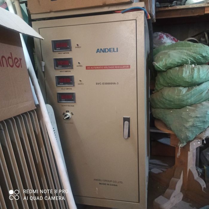 ANDELI SVC-D30000 VA-3 Трехфазный мервоприводный стабилизатор