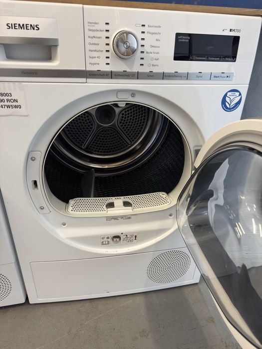 !!PROMOTIE!! Uscător de rufe cu pompă de căldură Siemens WT47W5W0 (iQ700)