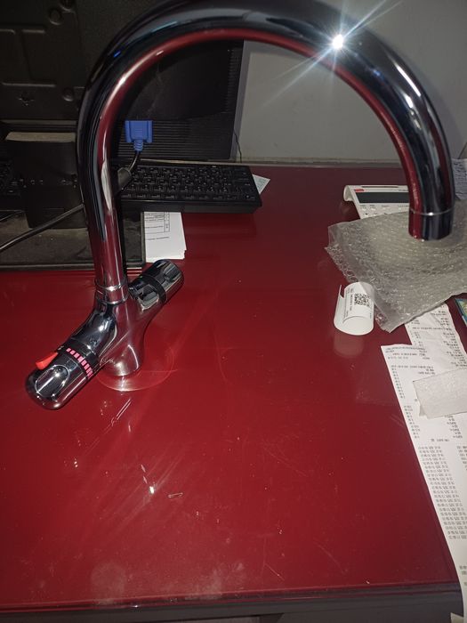 Термостатен смесител за кухня и баня. Термо смесител за баня и кухня