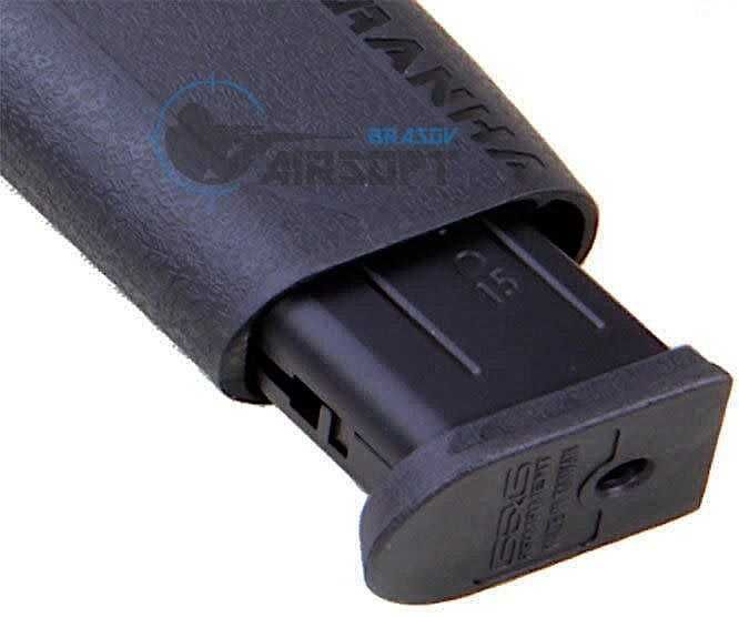 Replica pistol GTP9 Piranha TR Silver GBB G&G