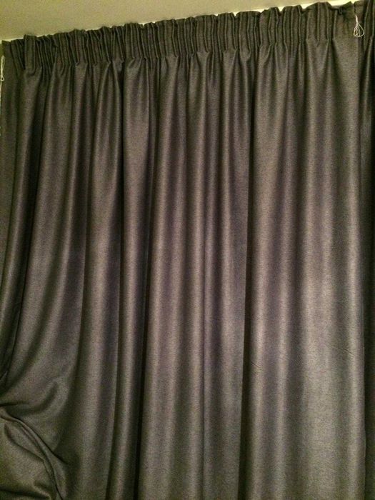 Draperie groasa, culoarea gri 600 x 244